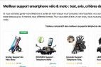 Support téléphone moto