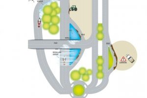 Éviter les zones glissantes : schéma