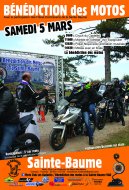 Bénédiction des motos à La Sainte-Beaume (Var)