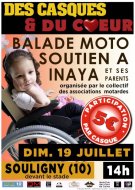 Balade moto en soutien à Inaya