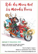 Ride des mères noël à Paris (75017) le 11 décembre