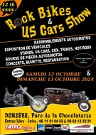 rock bikes & us cars show