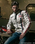 Blouson moto Segura Strike : vintage et renforcé