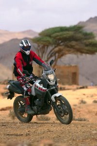Yamaha XTZ 660 : position correcte