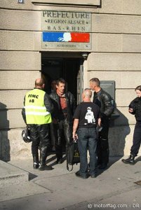 Anti-CT moto - Strasbourg : reçus à la préfecture