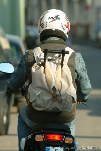 Vol moto : bien transporter son antivol