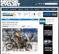 Nouveauté moto : premières images en ligne de la BMW S 1000 F Nouveauté moto : premières images en ligne de la BMW S (...)