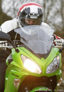 Essai Kawasaki ER-6f : bulle enfin réglable