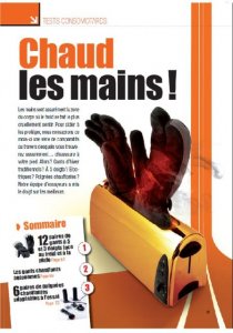 Test gants et poignées chauffantes