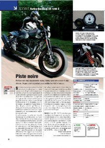 Moto Mag n°270 - sept 2010 : Harley XR 1200 X