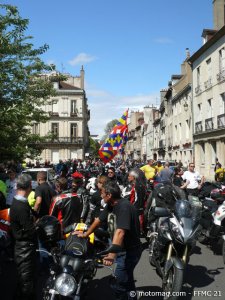 Manif 18 juin Dijon : 662 motos très exactement !