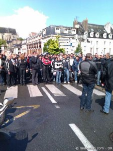 Manif 18 juin Vannes : les motards à l’écoute