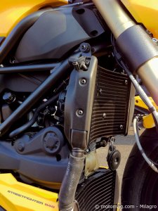 Test Ducati Streetfigther 848 : finitions brutes