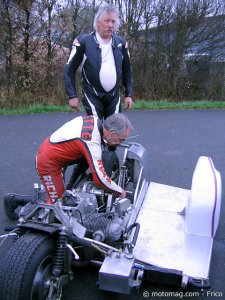 4e Side Car Party à Lurcy-Lévis : un beau basset