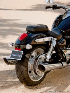 Essai Triumph 1600 Thunderbird : train arrière