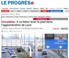 Limitations de vitesse : Lyon sur les freins Limitations de vitesse : Lyon sur les freins