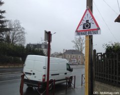 Panneau : le maire de Linas (91) signale les radars de (...)