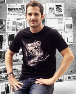 T-shirt moteur Flat twin BMW R90S NOIR : au coeur de la rédaction !