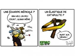 Humour : et maintenant, le brassard, on en fait quoi (...)