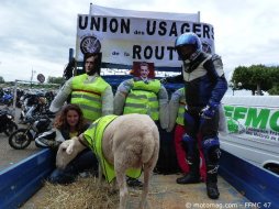 Manifestation à Agen : les usagers de la route se (...)