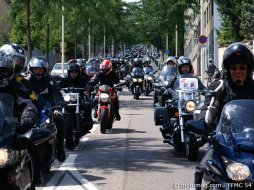 Manif 18 juin : 1000 motos et 80 voitures à Nancy