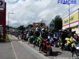Manifestation à Epinal : 800 motos et 1000 motards Manifestation à Epinal : 800 motos et 1000 motards