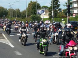 Manifs 10 septembre : 800 motards en colère à Niort