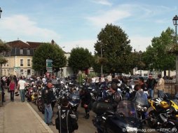 Manifestation à Auxerre : 350 motards au rendez-vous
