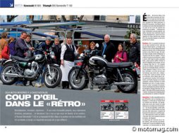 KAWASAKI W 800 - TRIUMPH 900 Bonneville T 100 KAWASAKI W 800 - TRIUMPH 900 Bonneville T 100