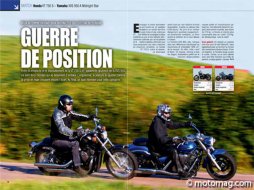 HONDA VT 750 S – YAMAHA XVS 950 A Midnight Star HONDA VT 750 S – YAMAHA XVS 950 A Midnight Star