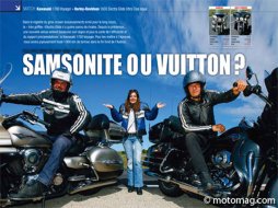KAWASAKI 1700 Voyager - HARLEY-DAVIDSON 1600 Electra Glide Ultra (...) KAWASAKI 1700 Voyager - HARLEY-DAVIDSON 1600 Electra (...)