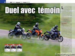 BMW F 800 R - KAWASAKI Z 750 - YAMAHA 800 FZ8 BMW F 800 R - KAWASAKI Z 750 - YAMAHA 800 FZ8