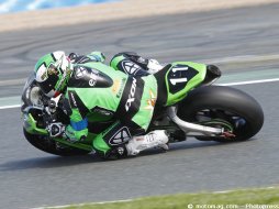 Après 3 heures de course : le Kawasaki SRC bien (...)