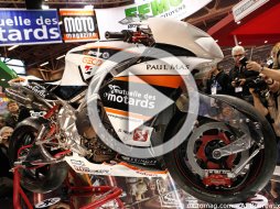 La moto française Geco sur le stand de la Mutuelle des Motards (...) La moto française Geco sur le stand de la Mutuelle des (...)