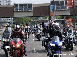 Manifestation FFMC 54 : 1.300 motards exigent une autre (...)