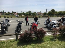 Balade moto du MC4 : visite du bois Belleau (Aisne)