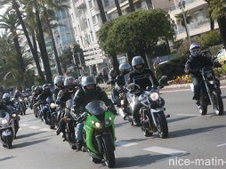 Manif VE niçoise pour 200 motards en colère