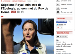 Ségolène Royal réagit aux manifestations des Motards en (...)