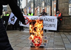 Non aux 80 km/h : 600 Motards manifestent à Alençon