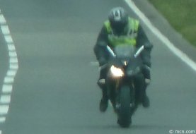 Photo volée : la Triumph Daytona 675 de 2012