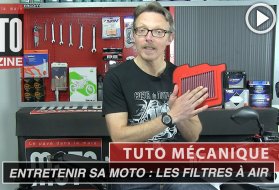 Tuto mécanique moto : entretenir un filtre à air