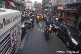 FFMC 63 : 300 motards manifestent à Clermont-Ferrand