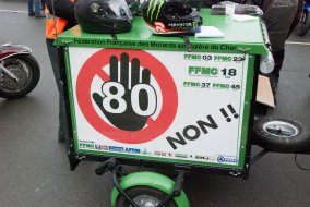 2000 motards de 9 départements convergent vers la (...)