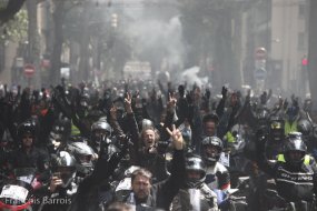 Manifs 18 juin : 10.000 motards en colère à Lyon