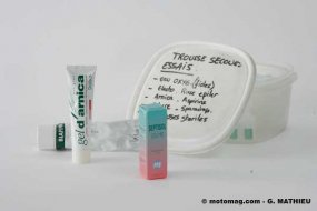 Préparer sa trousse d'urgence "motard en (...)