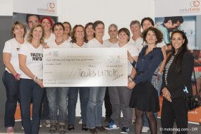 Toutes en moto apporte un chèque de 7.300 euros à (...)