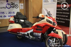 Salon moto de Paris : la Honda Goldwing 3-roues comme (...)