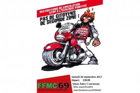 Auvergne-Rhône-Alpes : les motards manifestent contre (...)
