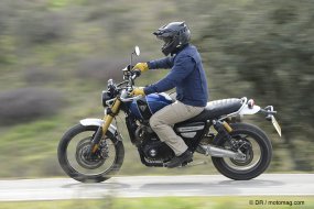Essai Triumph Scrambler 1200 XE : chapeau melon et (...)