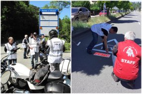 FFMC 90 : motards en blanc contre points noirs